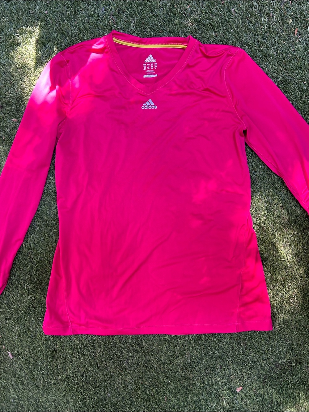Adidas Bright Pink Long Sleeve